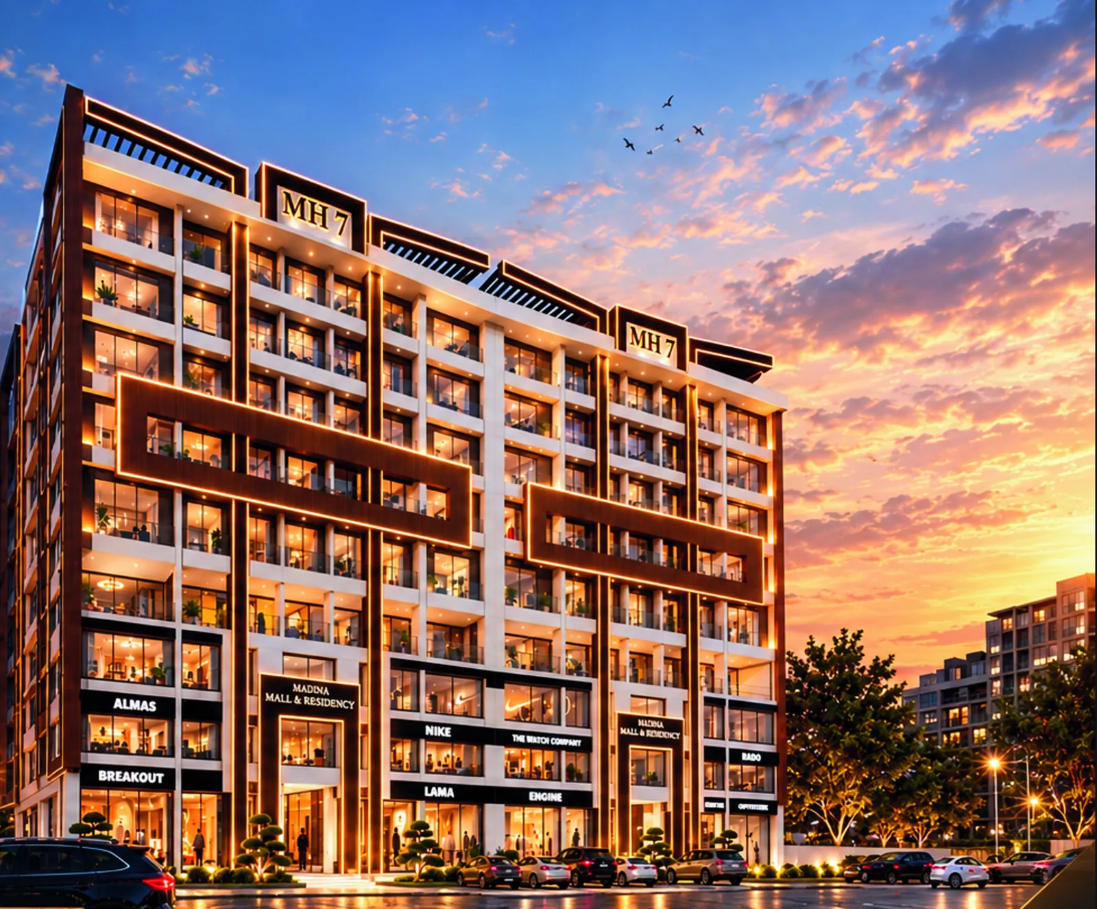 Madina Mall & Residency — Mixed-Use, Shopping Mall & Apartments in Bahria Orchard Phase 1, near Gate No. 1, Raiwind Road, Lahore